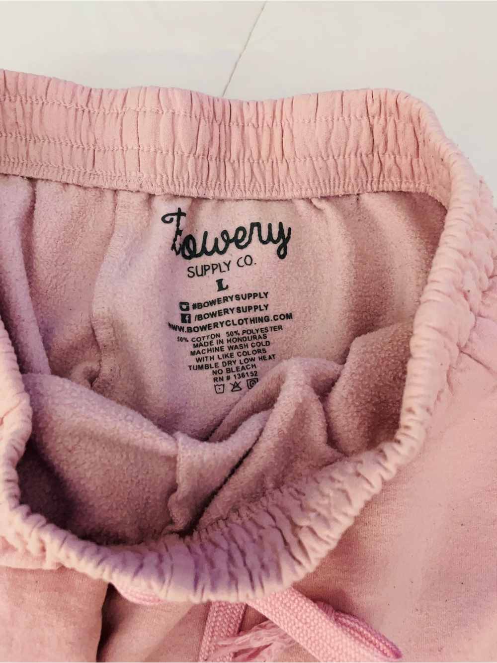 Bowery Supply Co. High Waist Women's Shorts - Pink